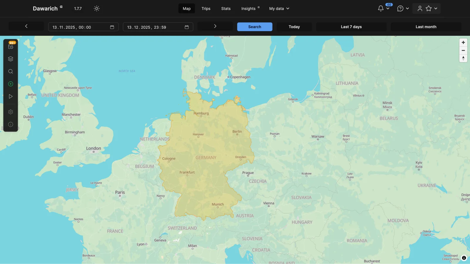Scratch map